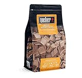 Weber Buchenholz Räucherchips (700g Packung) - dezent, süßliches Aroma,...