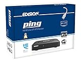 EDISION PING - OTT LINUX RECEIVER H265/HEVC schwarz, Stalker, Xtream,...