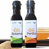 NECIPE Premium Sesamöl 120ml | Koreanisches Kaltgepresstes Öl für...