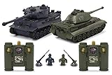 JAMARA Panzer Tiger Battle Set 2,4 GHz - Battlemodus mit simulierter...