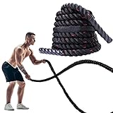 PROIRON 9M/12M Kampfseile, Kampfseil für Fitnesstraining, Fitnessstudio,...