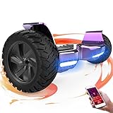 GeekMe Hoverboards Offroad 8.5 Zoll, SUV Hoverboards mit APP, Bluetooth...