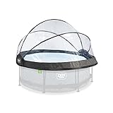 Exit Toys Eco Pool Dome ECO 8ft/244cm/96, transparent, faltbar, geeignet...