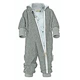 Fuchs & Kiwi Walkoverall Baby (Mint mit Eukalyptus, 50-56) Natur Schurwolle...