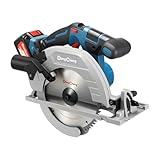 Dong Cheng 18V Akku Handkreissäge Ø185mm, 5000RPM, Schnitttiefe 65 mm,...