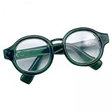EHJRE 5X Miniaturpuppe Brille Doll Kostüm Zubehör Grün