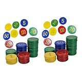 Abaodam 640 Stk Jetons brettspiele spielchips Chips-Set Spielzählchips...