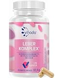 Vihado Leber Komplex PLUS Mariendistel Kapseln hochdosiert - 80% Silymarin,...