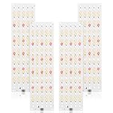 JKOKPMG 540 LEDs Pflanzenlampe, LED Vollspektrum, 4 Stück Pflanzenleuchte,...
