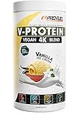 Vegan Protein VANILLE - V-Protein 4K Blend, 750g | Unglaublich lecker &...