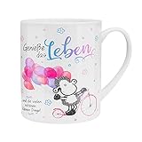 Sheepworld XL-Tasse Motiv 'Genieße' | Große Tasse aus Porzellan,...