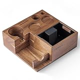 MORILS Tamperstation 58mm, Espresso Tampingstation aus Holz, Espresso...