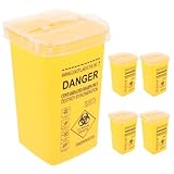 Kanülenabwurfbehälter, 1 Liter (1000ml) Sicherer Abwurfbehälter für...
