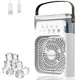 Anluomania Mobile Klimaanlage, Mini Luftkühler mit 600ml Wassetank,...