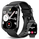 aycy Smartwatch Damen Herren, Fitnessuhr Damen mit Telefonfunktion 1.85'...