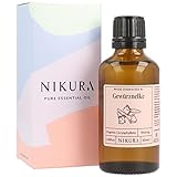 Nikura Nelkenöl - 50ml | Gewürznelke Ätherisches Öl | Perfekt für...