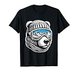 Pfotenschatz Cooler Bär mit Skibrille Berge Schnee Skifahrer lustig...