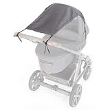 Zamboo Universal Sonnensegel DELUXE mit UV Schutz 50+ für Kinderwagen...