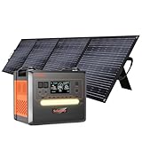 SOLARPLAY Tragbare Powerstation 2304Wh/2500W Solargenerator mit 1* 400w...