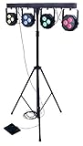 E-Lektron POWER-BAR 4-Fach LED Strahler Lichteffekt DMX inkl....