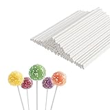 100 Stück Cake Pop Stiele, Stiele für Cake Pops aus Papier, 10cm Cake Pop...