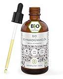 Bio Schwarzkümmelöl für Hunde 100ml - kaltgepresst 100% biologischer...