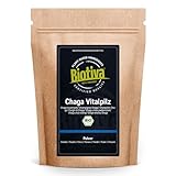 Chaga Pilz Pulver Bio 125g - Wildsammlung - Vitalpilz - Schiefer...