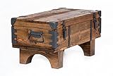 Alte Truhe Kiste Tisch Shabby Chic Holz Beistelltisch Holztruhe Couchtisch...