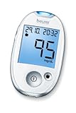 Beurer GL 44 mg/dl Blutzuckermessgerät, Weiß
