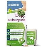 sanotact VerdauungsHeld (40 Mini-Tabletten) • Bei Blähbauch, Blähungen,...