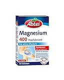 Abtei Magnesium 400 - hochdosiertes Magnesium für aktive Muskeln - bei...
