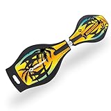 Schildkröt® Waveboard Good Vibes Ocean Drive, Schwarz-Gelb