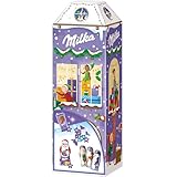 Milka 3D Haus Adventskalender mit zarten Alpenmilch-Schokoladenfiguren –...