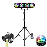 MOOVING LIGHT & SOUND Spiele-Set DJ LEDBAR-ASTRO-RC – Rauchmaschine...