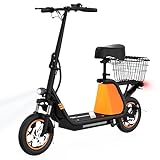 EVERCROSS ES2 Electric Bike，Elektroroller Erwachsene mit 36V 10.4Ah...