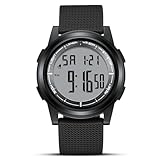 HANPOSH Uhren Herren Digital Herren Uhr 3 ATM Wasserdicht Sport Armbanduhr...