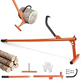 Fällheber 130 cm, Holzheber, Fällheber mit Wendehaken, Öffnung Max 32cm,...