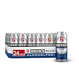 BECK'S Blue Alkoholfrei Pils Dosenbier, EINWEG (24 x 0.5 l Dose),...