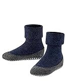 FALKE Unisex Kinder Hausschuhe Cosyshoe, Wolle, 1 Paar, Blau (Dark Blue...