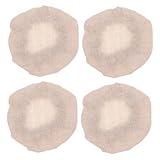 ZUNOXAZ 4 Stück Teiliges Stoffdeckel für Einmachgläser Dicht Schließend...