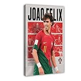 GJHTQLP Joao Felix Leinwand-Poster, Wandkunst, Dekordruck, Bild Gemälde...