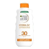 Garnier Sonnenschutzmilch mit LSF 30, Feuchtigkeitsspendende Sonnencreme...