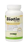 Anibio Biotin Pulver 220g Ergänzungsfutter für Hunde und Katzen, 1er Pack...