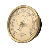 Vesidoloy Barometric Pressure Gauge - Wetteranzeige für Draußen -...