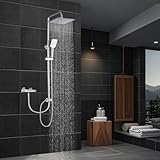 Probility 304 Edelstahl Duschsystem, Duschset ohne Armaturen,...
