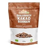 Rohe Kakaobohnen. 400g Bio-Kakaobohnen. Natürliche und reine Rohkost....