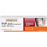 PVP-Jod-ratiopharm Salbe Antiseptikum bei Wundinfektionen der Haut, 100 g...