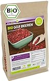 Vita2You Bio Goji Beeren 1kg Zippbeutel - ungeschwefelt - Ökologischer...