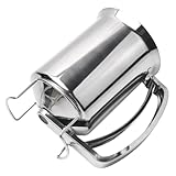 Kichvoe Edelstahl Teigspender mit Griff Küchen Trichter mit Großer...