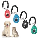 4 Stück Hunde Clicker, Clicker Katze, Clickertraining Hund, Klicker mit...